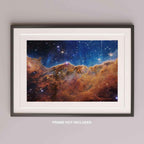 Cosmic Cliffs James Web Space Telescope - Rolled Poster Wall Art Print | House Prints