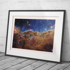 Cosmic Cliffs James Web Space Telescope - Rolled Poster Wall Art Print | House Prints