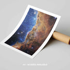 Cosmic Cliffs James Web Space Telescope - Rolled Poster Wall Art Print | House Prints