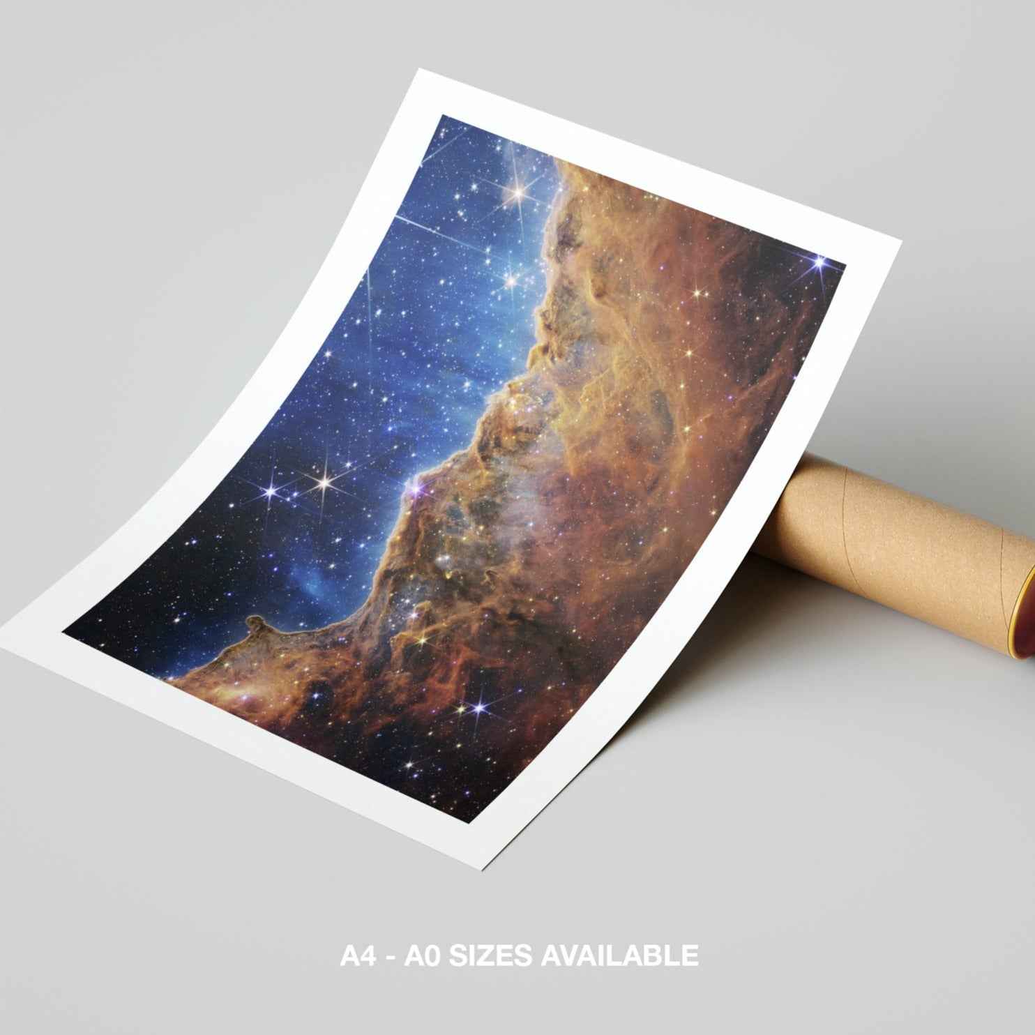 Cosmic Cliffs James Web Space Telescope - Rolled Poster Wall Art Print - House Prints