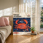 Crab Tokyo 1993 - Yayoi Kusama - Framed Canvas Wall Art Print