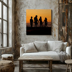 Custom Choose Your Own Personalised Photo Square - Framed Canvas Wall Art Print | House Prints
