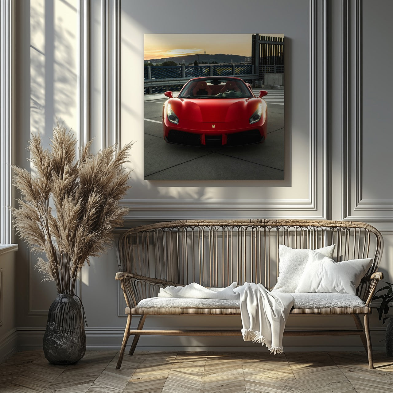 Custom Choose Your Own Personalised Photo Square - Framed Canvas Wall Art Print - House Prints