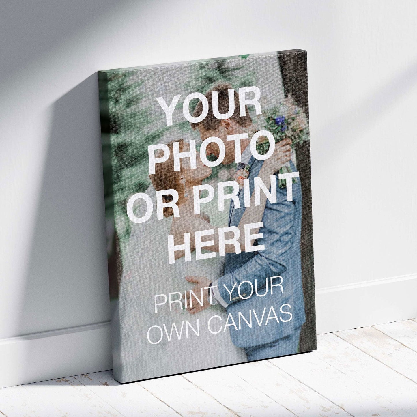 Custom Choose Your Own Personalised Photo - Framed Canvas Wall Art Print - House Prints