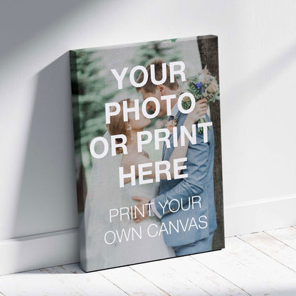 Custom Choose Your Own Personalised Photo - Framed Canvas Wall Art Print - House Prints