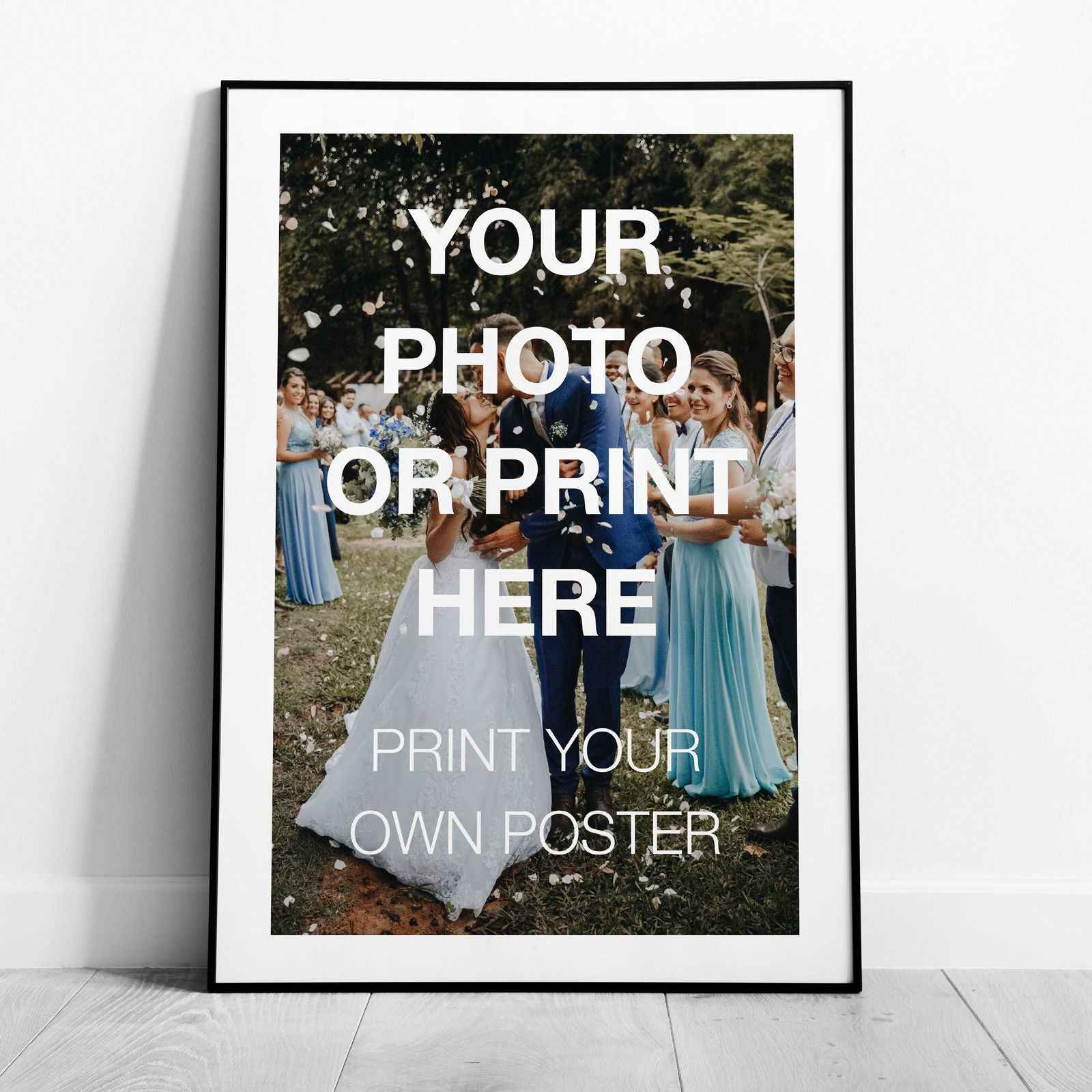 Custom Choose Your Own Personalised Photo - Rolled Poster Wall Art Print - House Prints