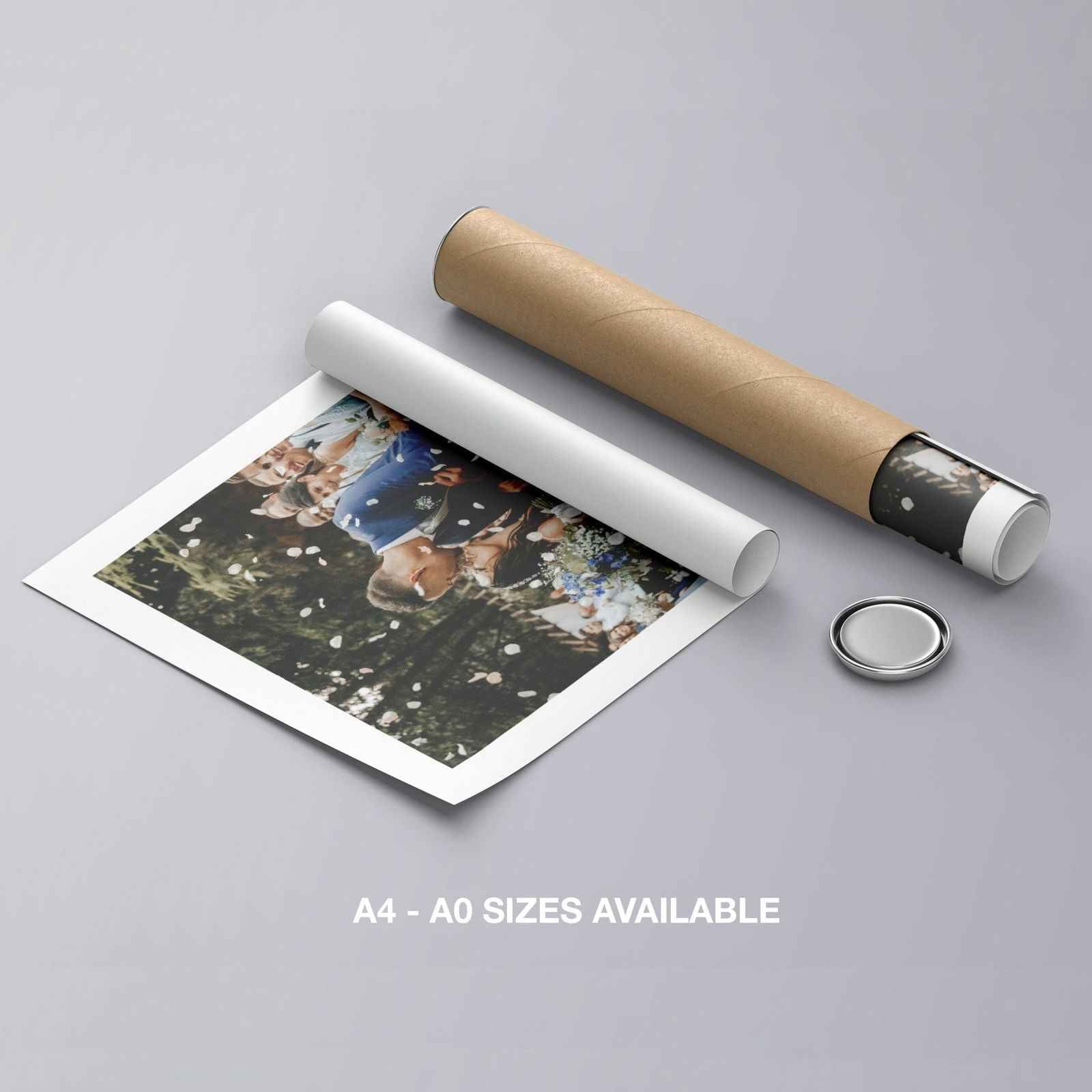 Custom Choose Your Own Personalised Photo - Rolled Poster Wall Art Print - House Prints