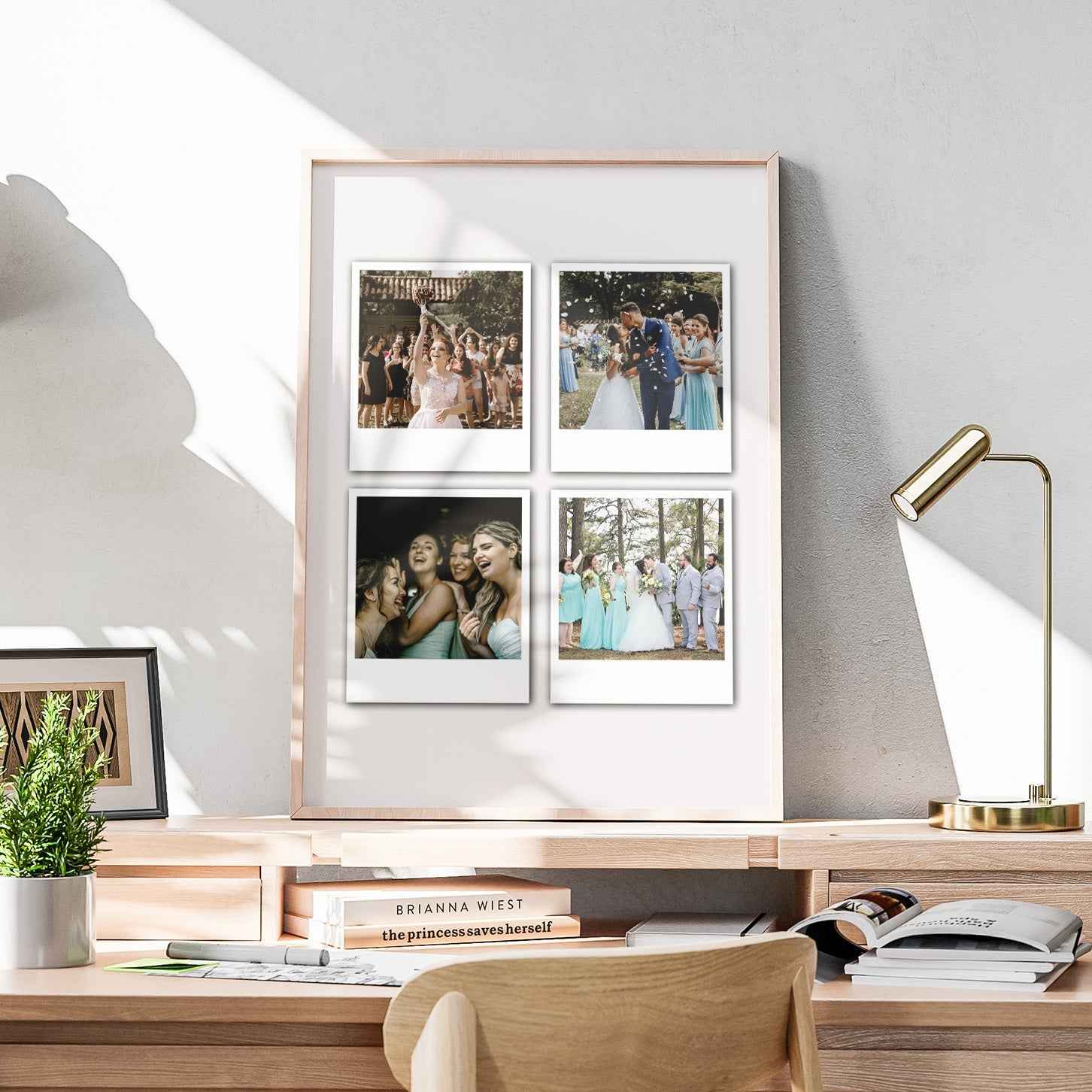 Custom Choose Your Own Photos Personalised Polaroid - Rolled Poster Wall Art Print - House Prints