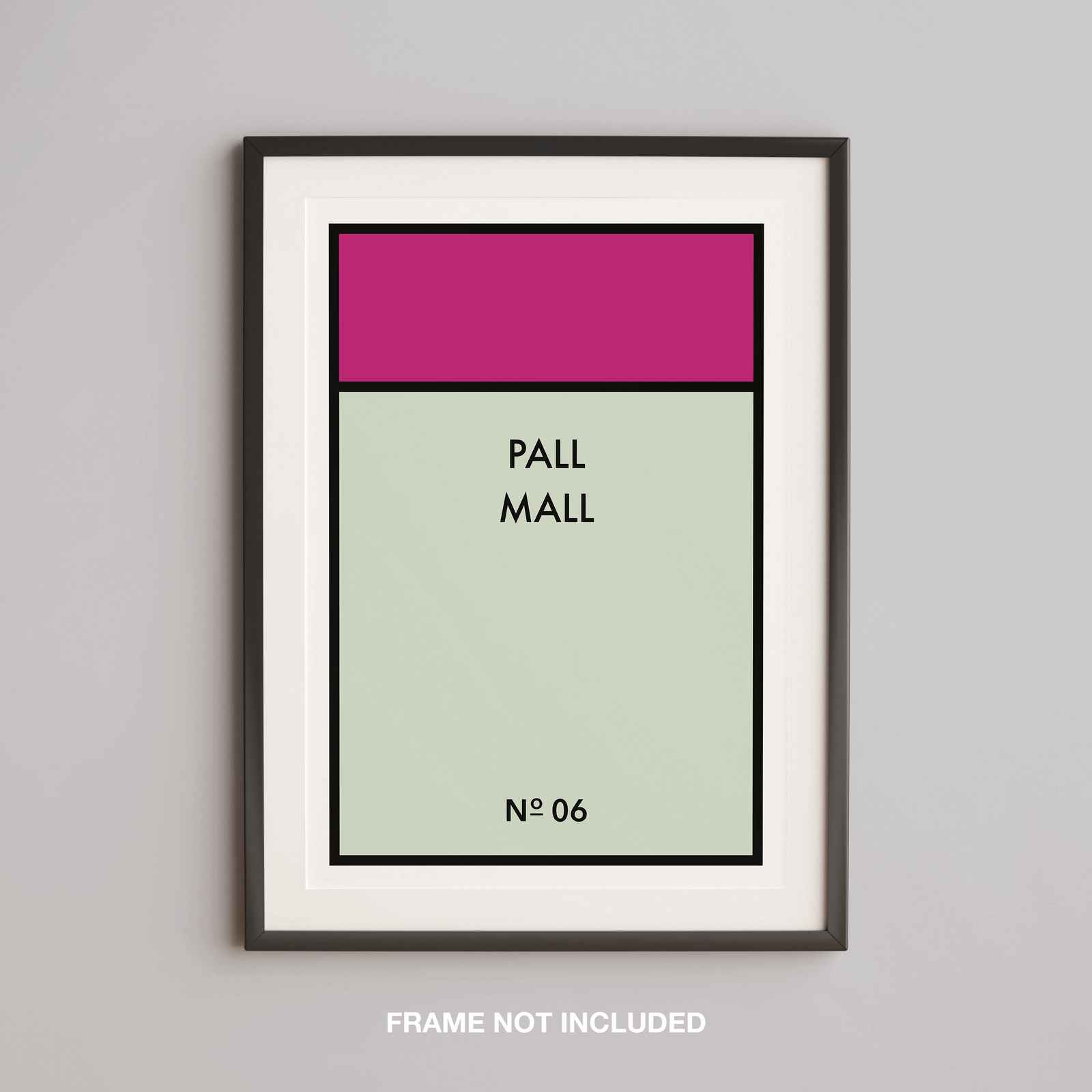 Custom Home Family Board Game Property - Rolled Poster Wall Art Print | House Prints
