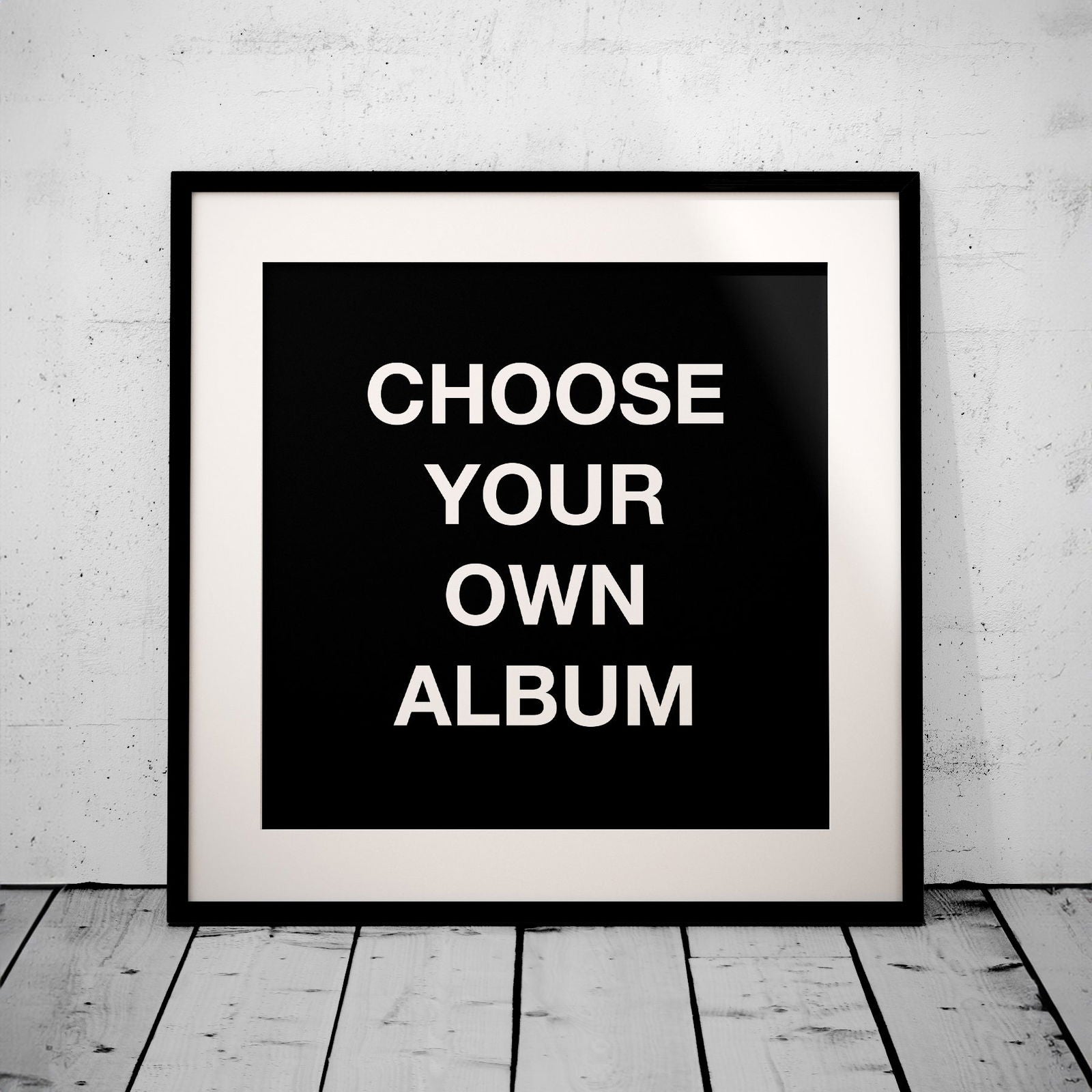 Custom Music Album Artwork Cover - Rolled Poster Wall Art Print - House Prints