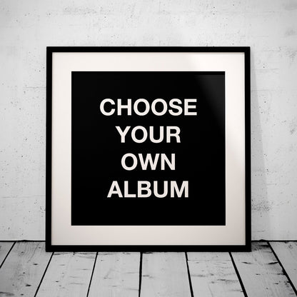 Custom Music Album Artwork Cover - Rolled Poster Wall Art Print - House Prints
