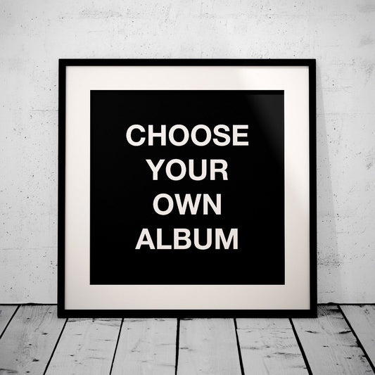 Custom Music Album Artwork Cover - Rolled Poster Wall Art Print - House Prints