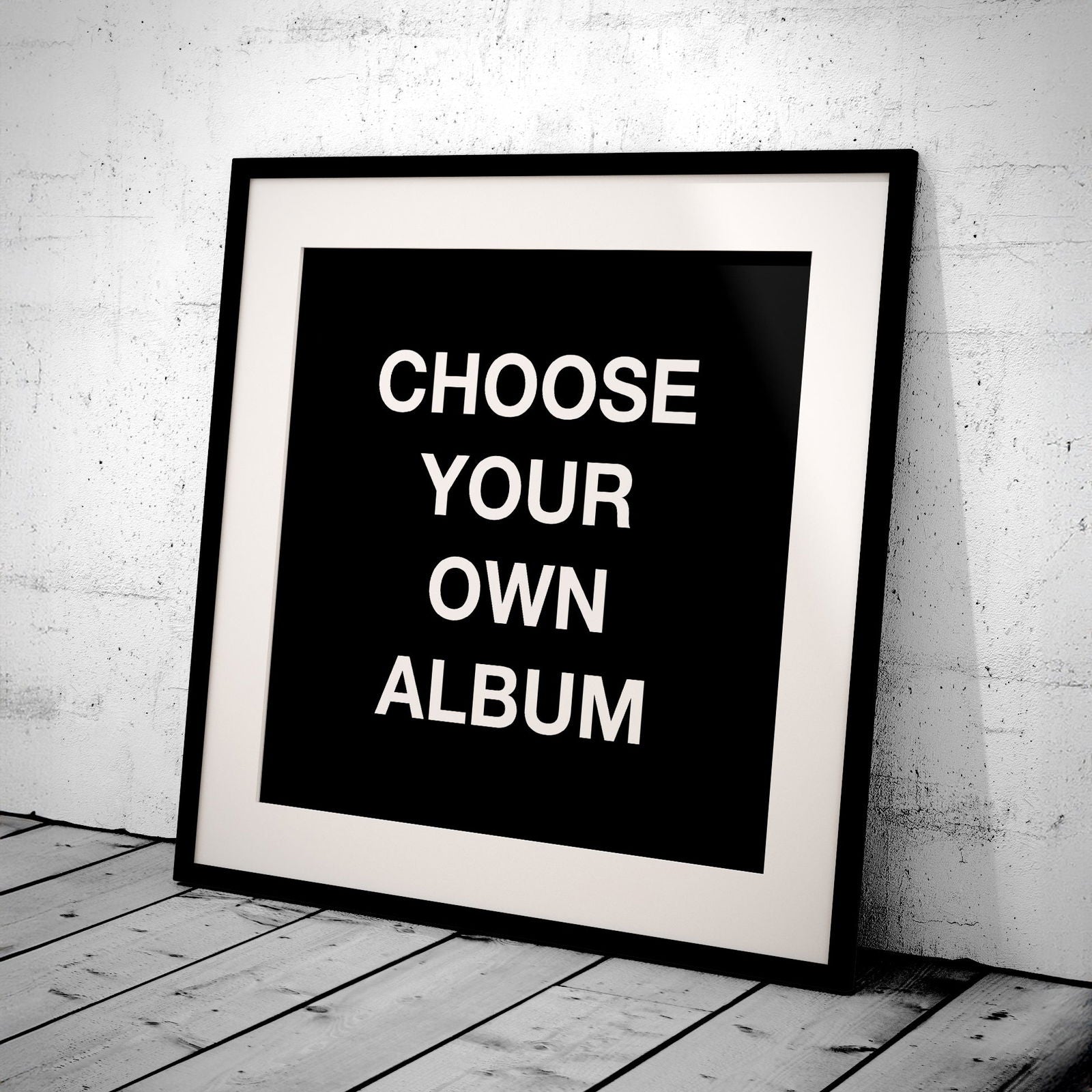 Custom Music Album Artwork Cover - Rolled Poster Wall Art Print - House Prints