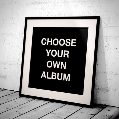 Custom Music Album Artwork Cover - Rolled Poster Wall Art Print - House Prints