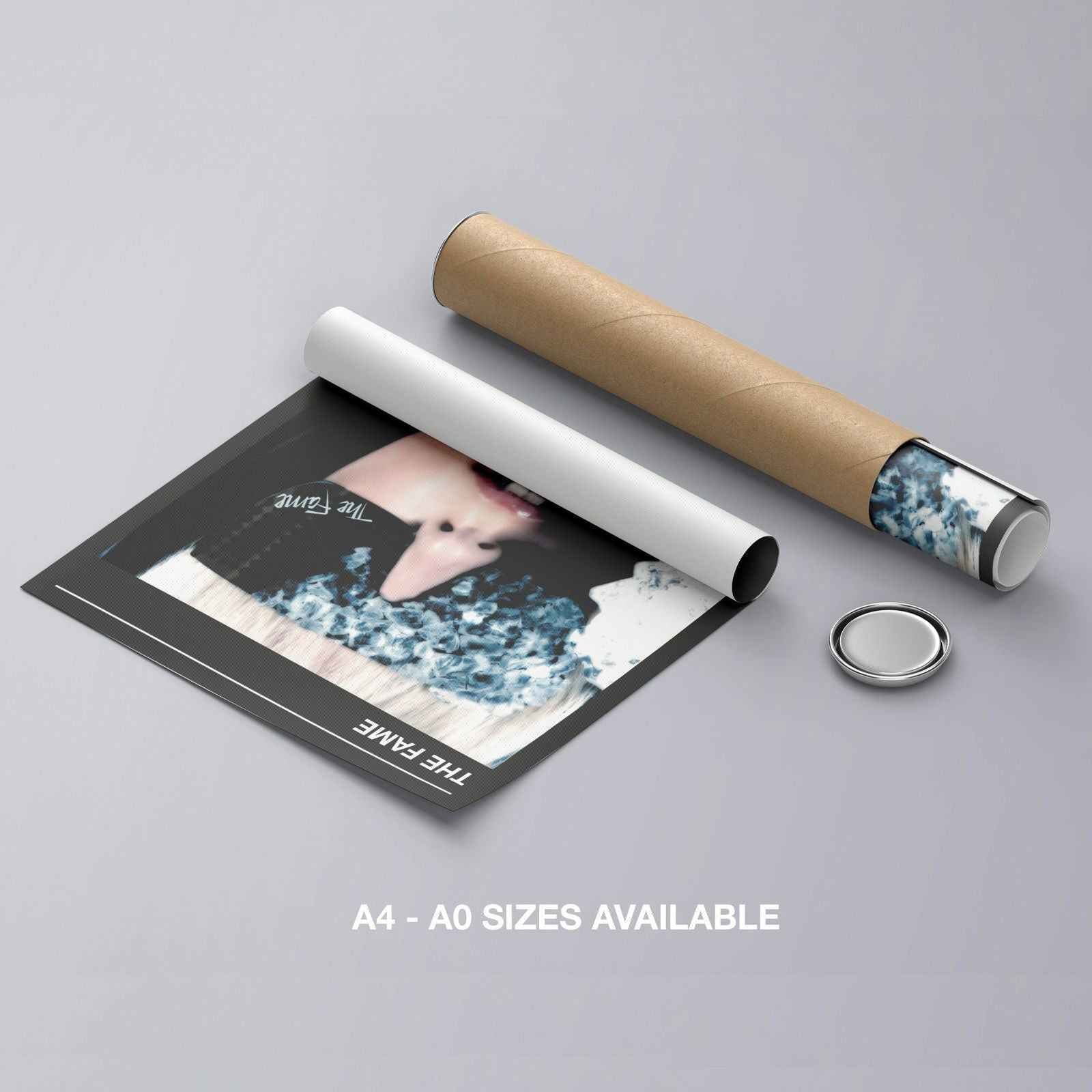 Custom Music Album Artwork Tracklist - White Rolled Poster Wall Art Print - House Prints