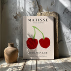 Cut Out Cherry Papiers Découpés - Henri Matisse - Framed Canvas Wall Art Print