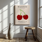Cut Out Cherry Papiers Découpés - Henri Matisse - Framed Canvas Wall Art Print