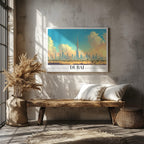 Timeless Dubai UAE City World Travel - Framed Canvas Wall Art Print | House Prints