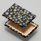 Daisy Flowers in the Dark - Framed Canvas Wall Art Print | House Prints