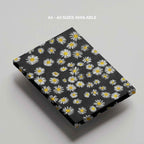 Daisy Flowers in the Dark - Framed Canvas Wall Art Print | House Prints