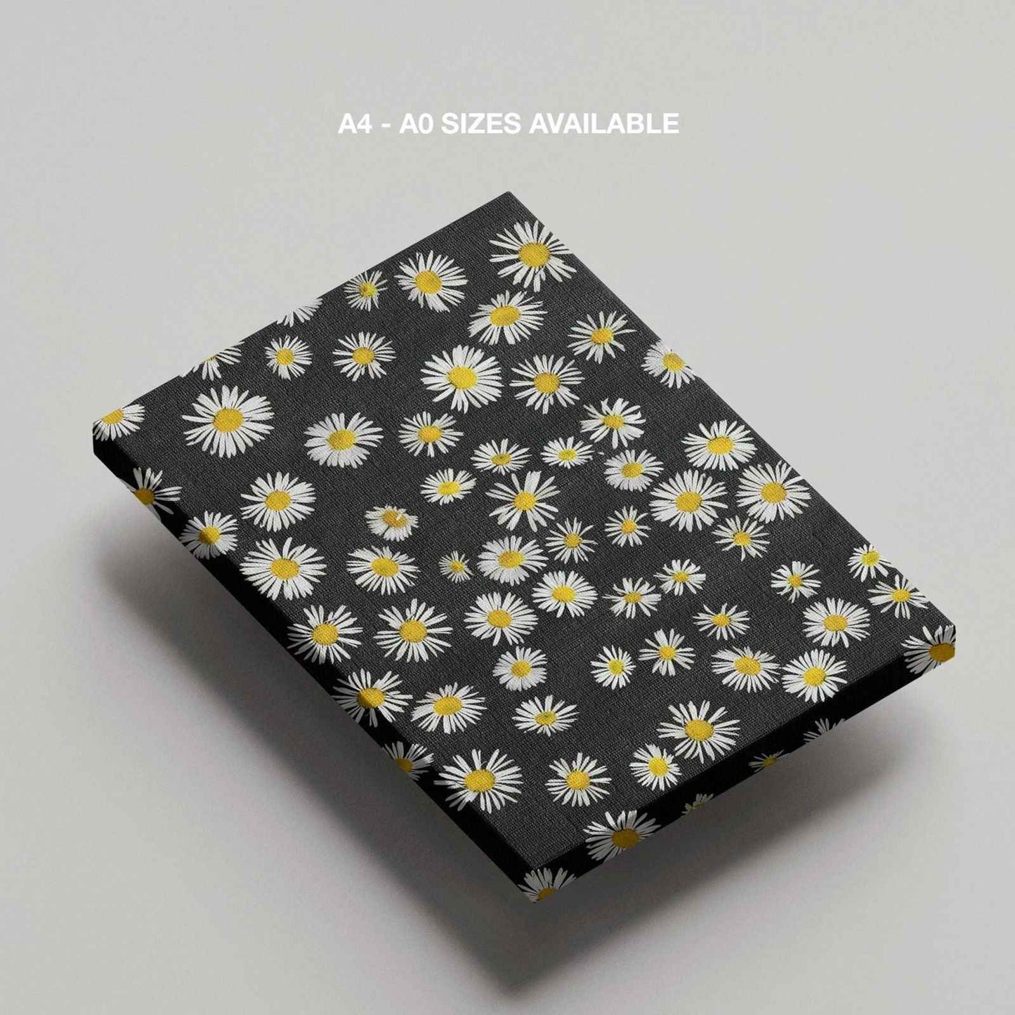 Daisy Flowers in the Dark - Framed Canvas Wall Art Print - House Prints