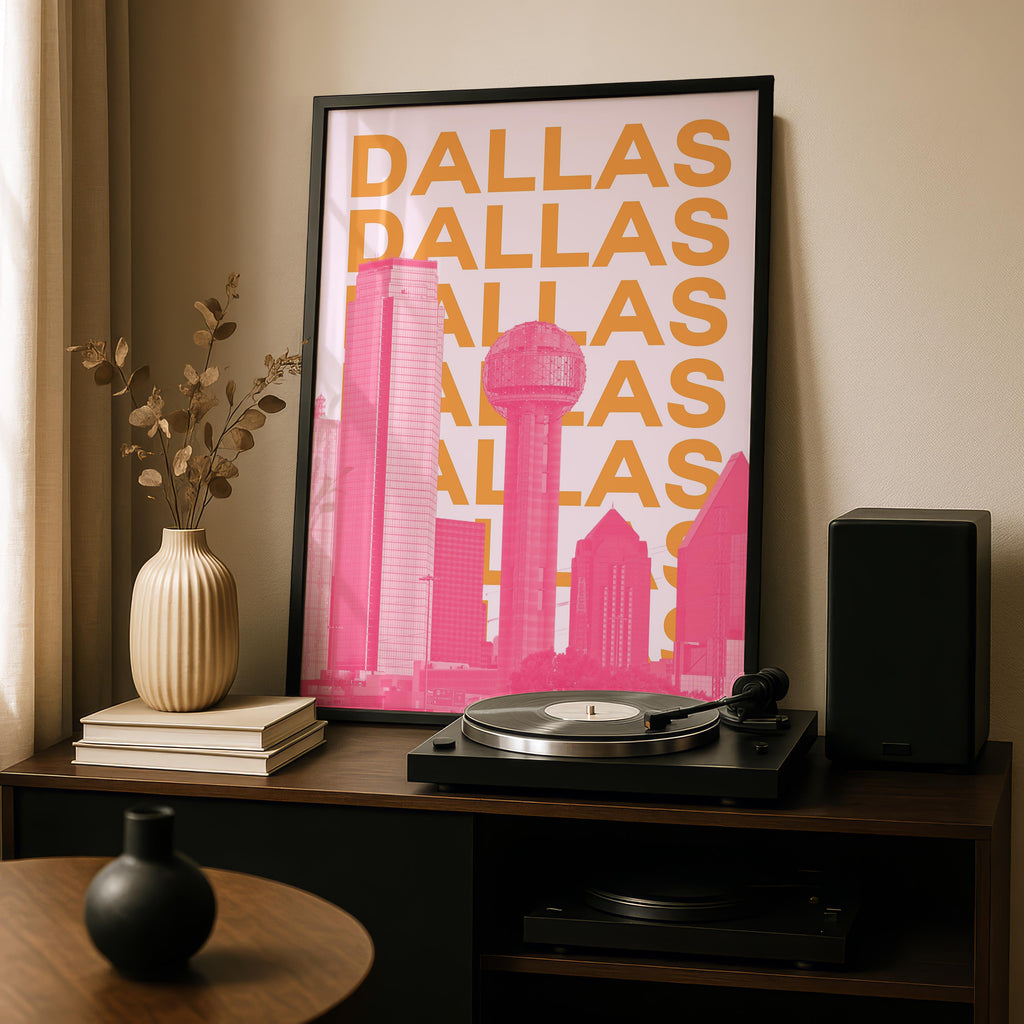 Dallas Texas USA World Travel Art - Rolled Poster Wall Art Print | House Prints