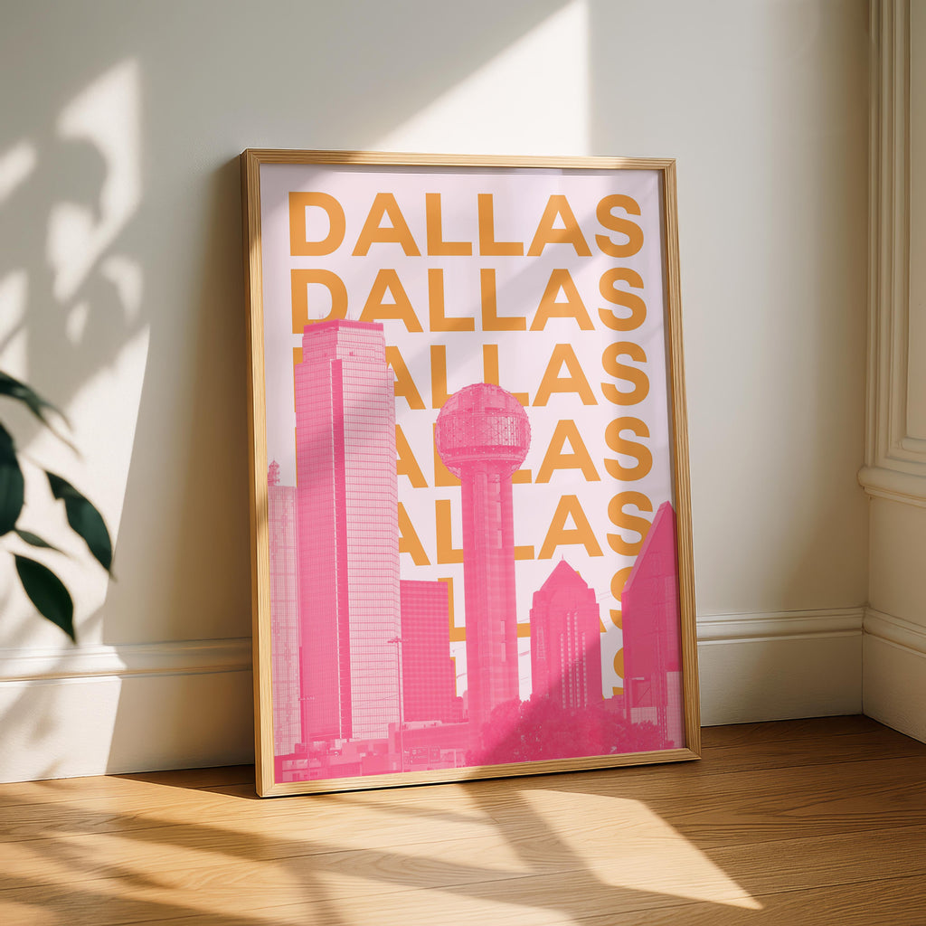 Dallas Texas USA World Travel Art - Rolled Poster Wall Art Print | House Prints