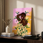 Dancing in the Daisies - Rosalinde Clara - Framed Canvas Wall Art Print | House Prints