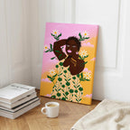 Dancing in the Daisies - Rosalinde Clara - Framed Canvas Wall Art Print | House Prints