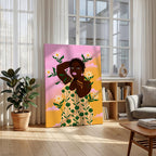 Dancing in the Daisies - Rosalinde Clara - Framed Canvas Wall Art Print | House Prints