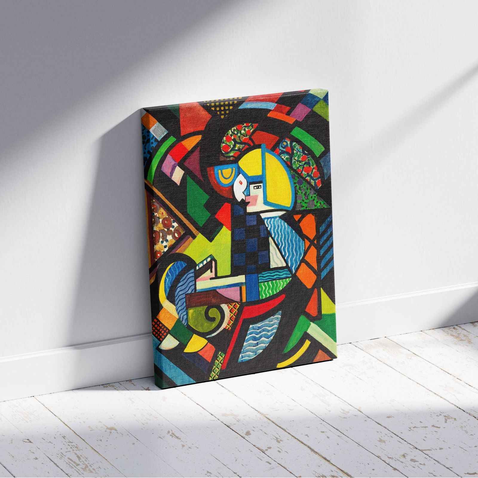 Daughter in a Rocker - Henry Lyman Saÿen - Framed Canvas Wall Art Print | House Prints