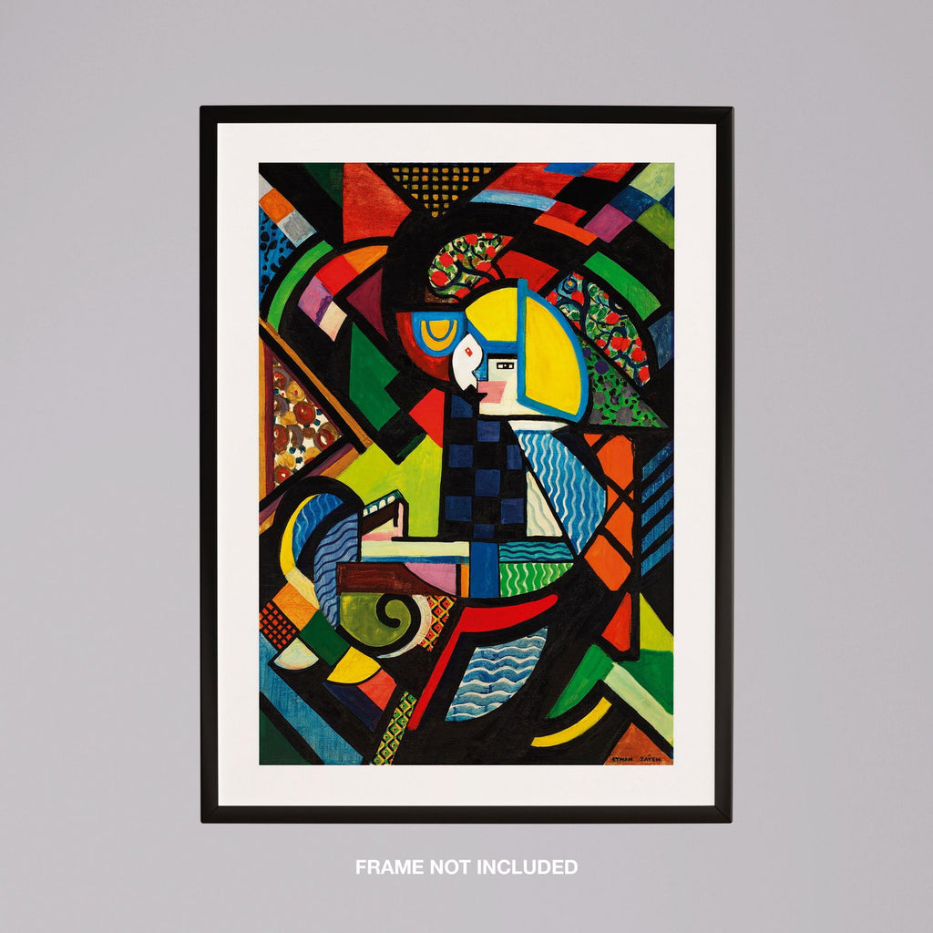Daughter in a Rocker - Henry Lyman Saÿen - Rolled Poster Wall Art Print | House Prints
