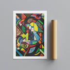 Daughter in a Rocker - Henry Lyman Saÿen - Rolled Poster Wall Art Print | House Prints