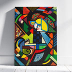 Daughter in a Rocker - Henry Lyman Saÿen - Framed Canvas Wall Art Print | House Prints