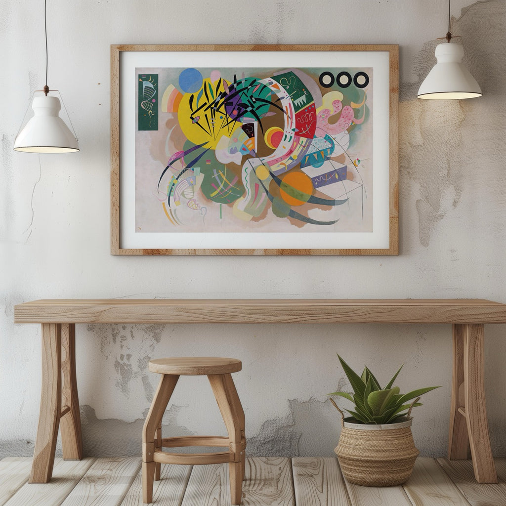 Dominant Curve - Wassily Kandinsky - Rolled Poster Wall Art Print | House Prints