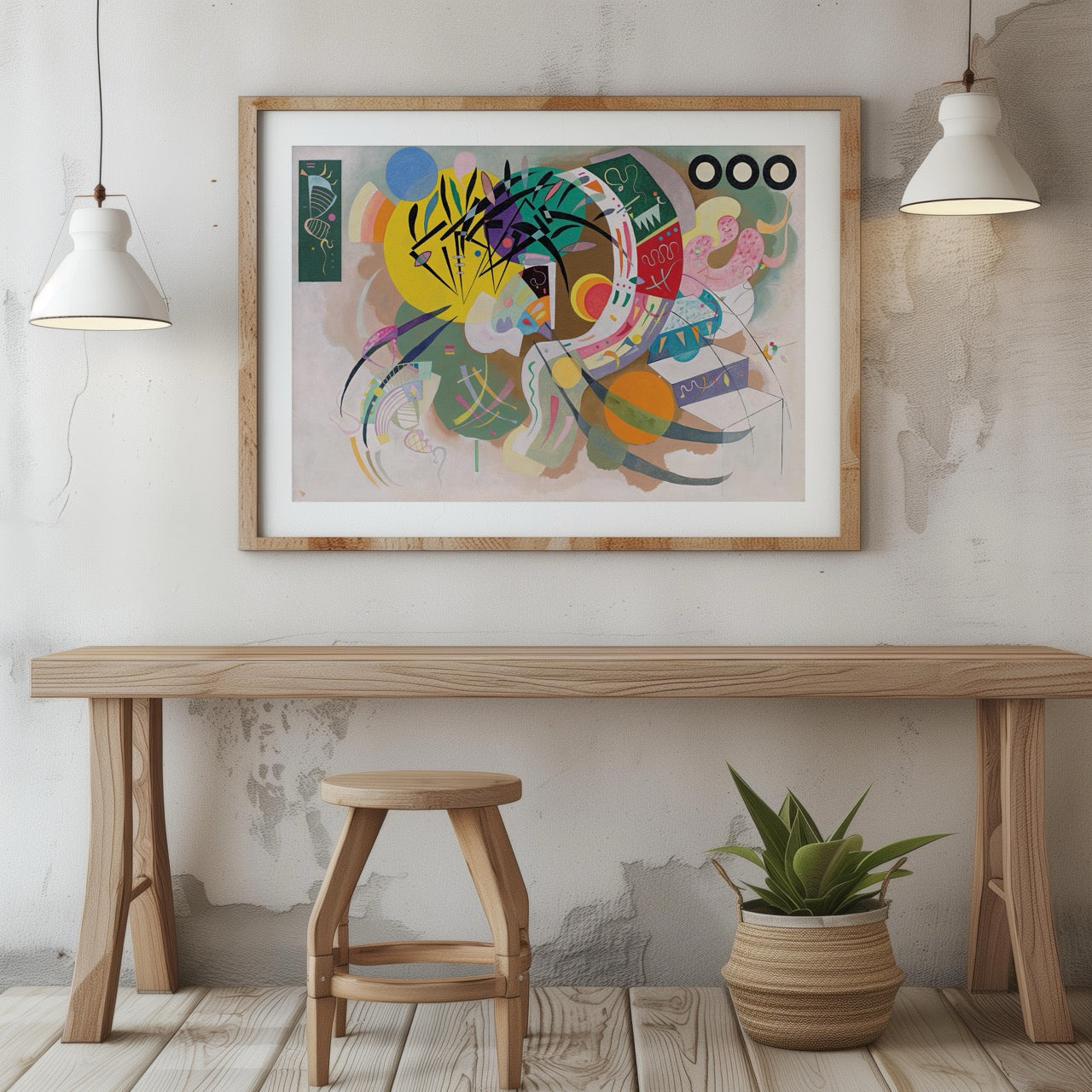 Dominant Curve - Wassily Kandinsky - Rolled Poster Wall Art Print