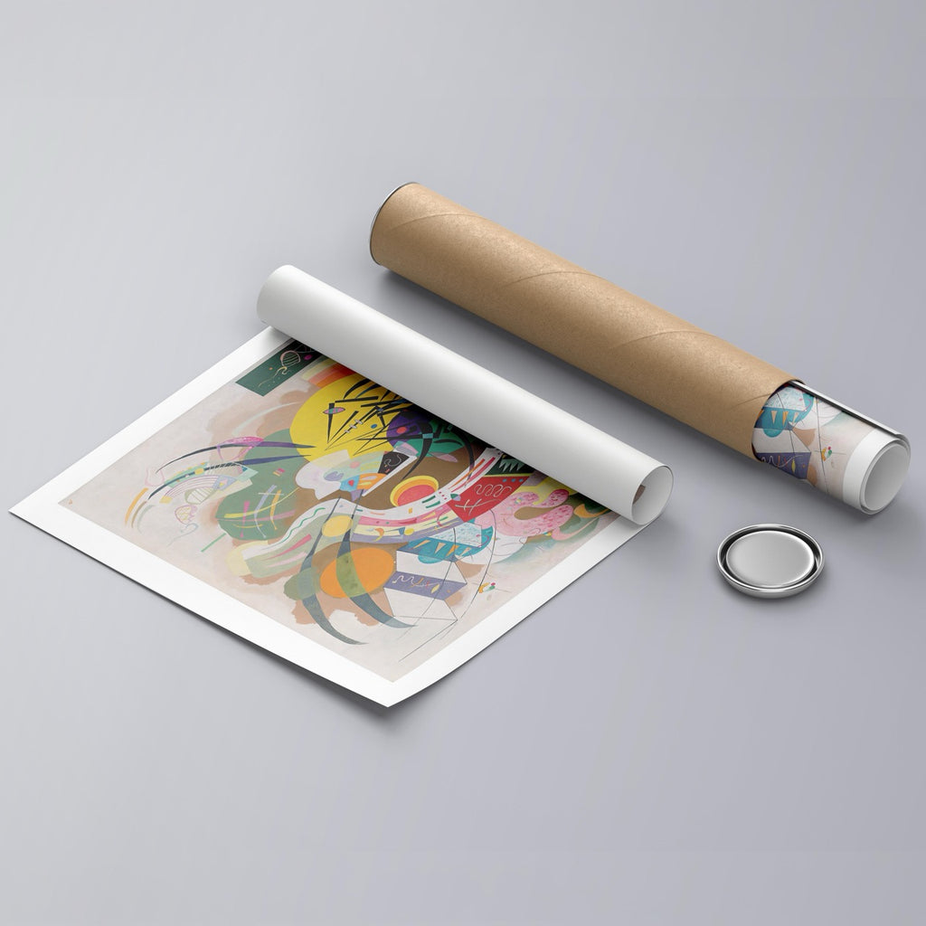 Dominant Curve - Wassily Kandinsky - Rolled Poster Wall Art Print | House Prints