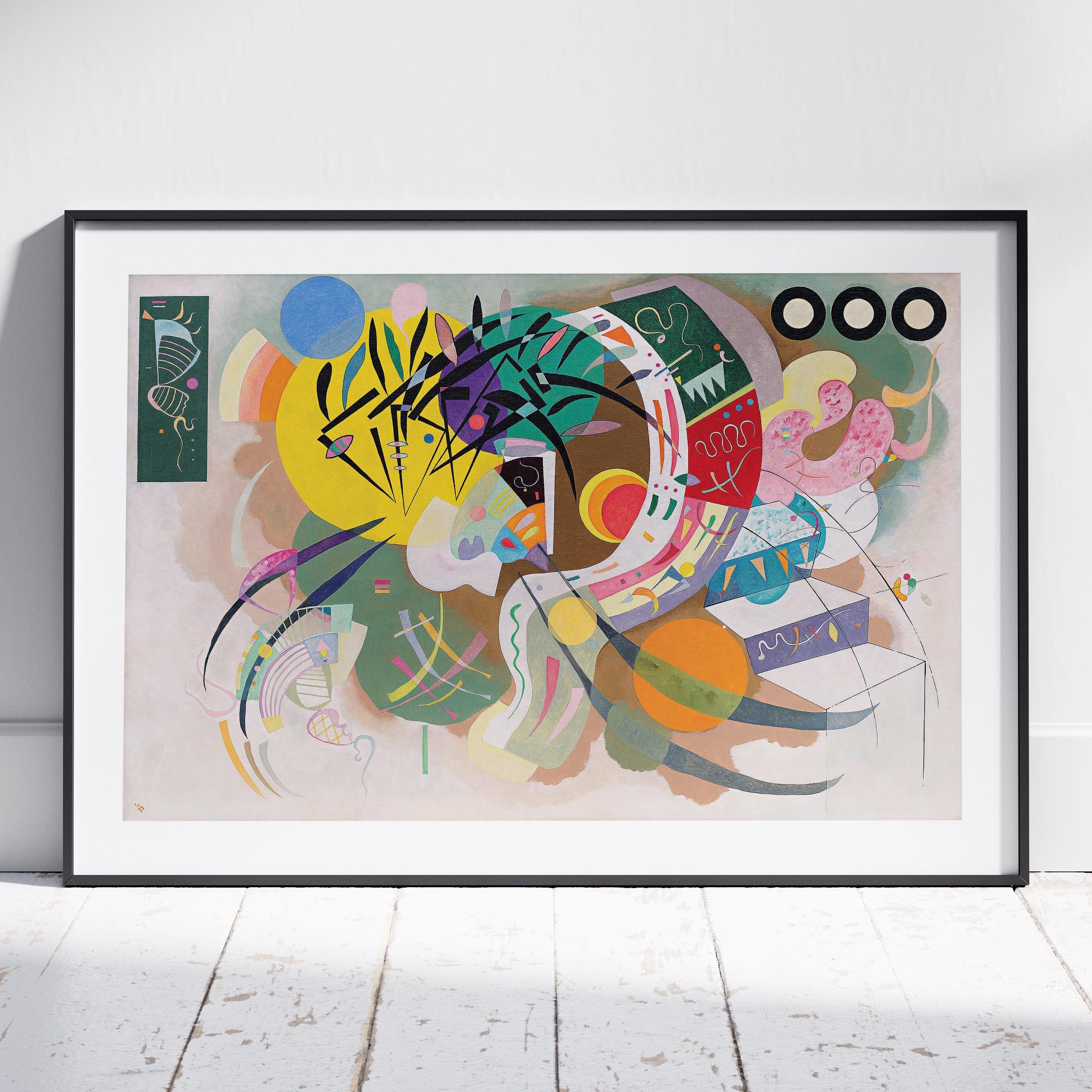 Dominant Curve - Wassily Kandinsky - Rolled Poster Wall Art Print