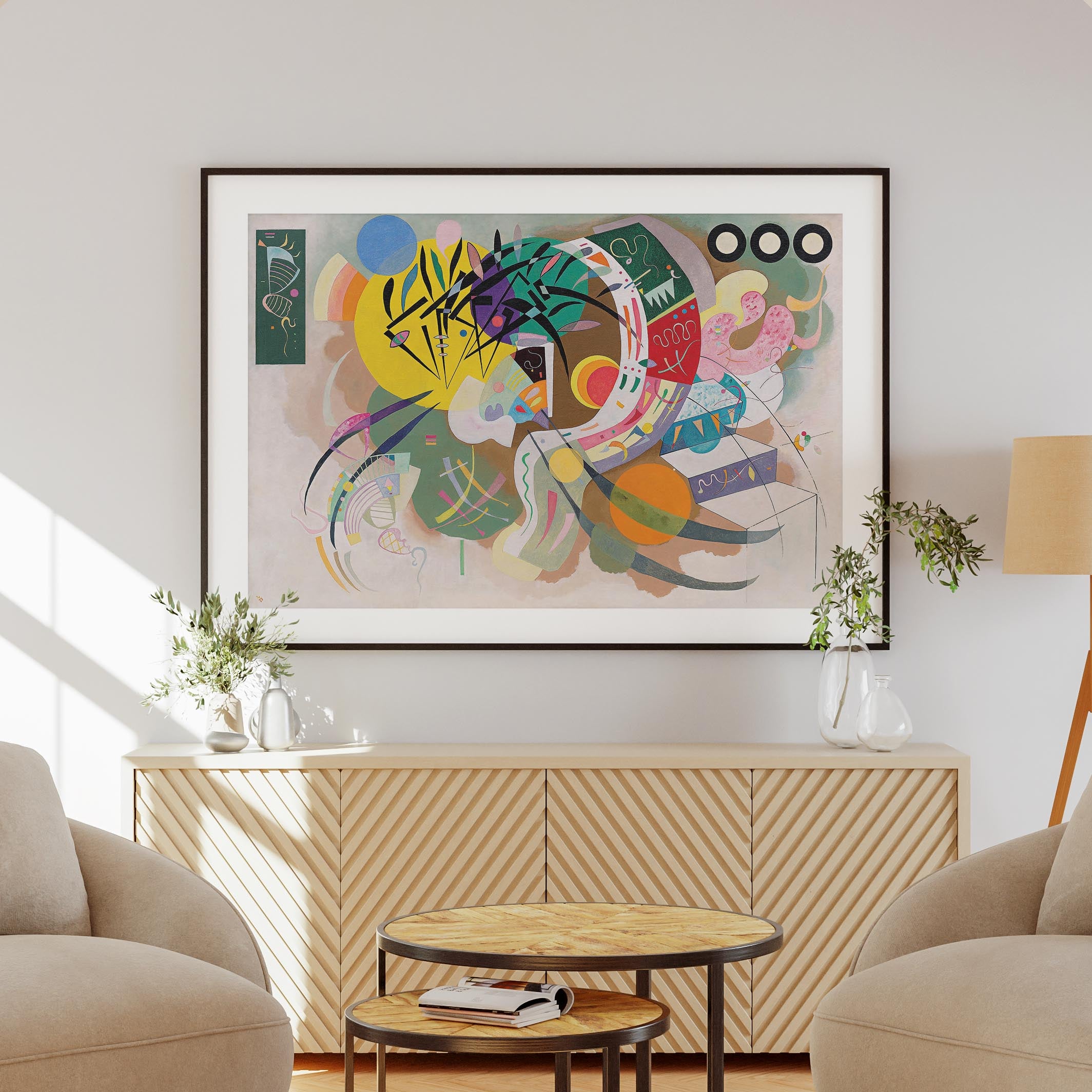 Dominant Curve - Wassily Kandinsky - Rolled Poster Wall Art Print