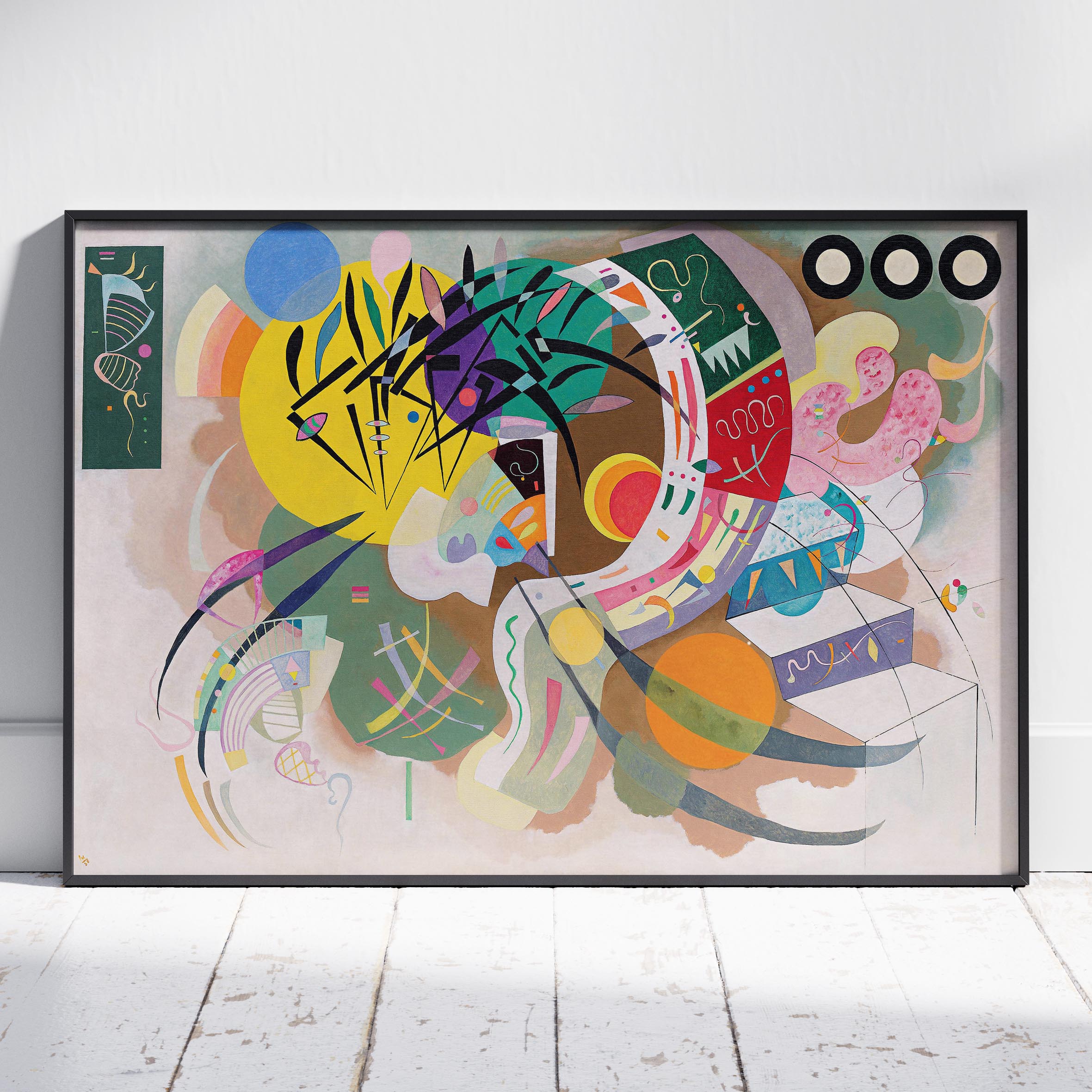 Dominant Curve - Wassily Kandinsky - Rolled Poster Wall Art Print