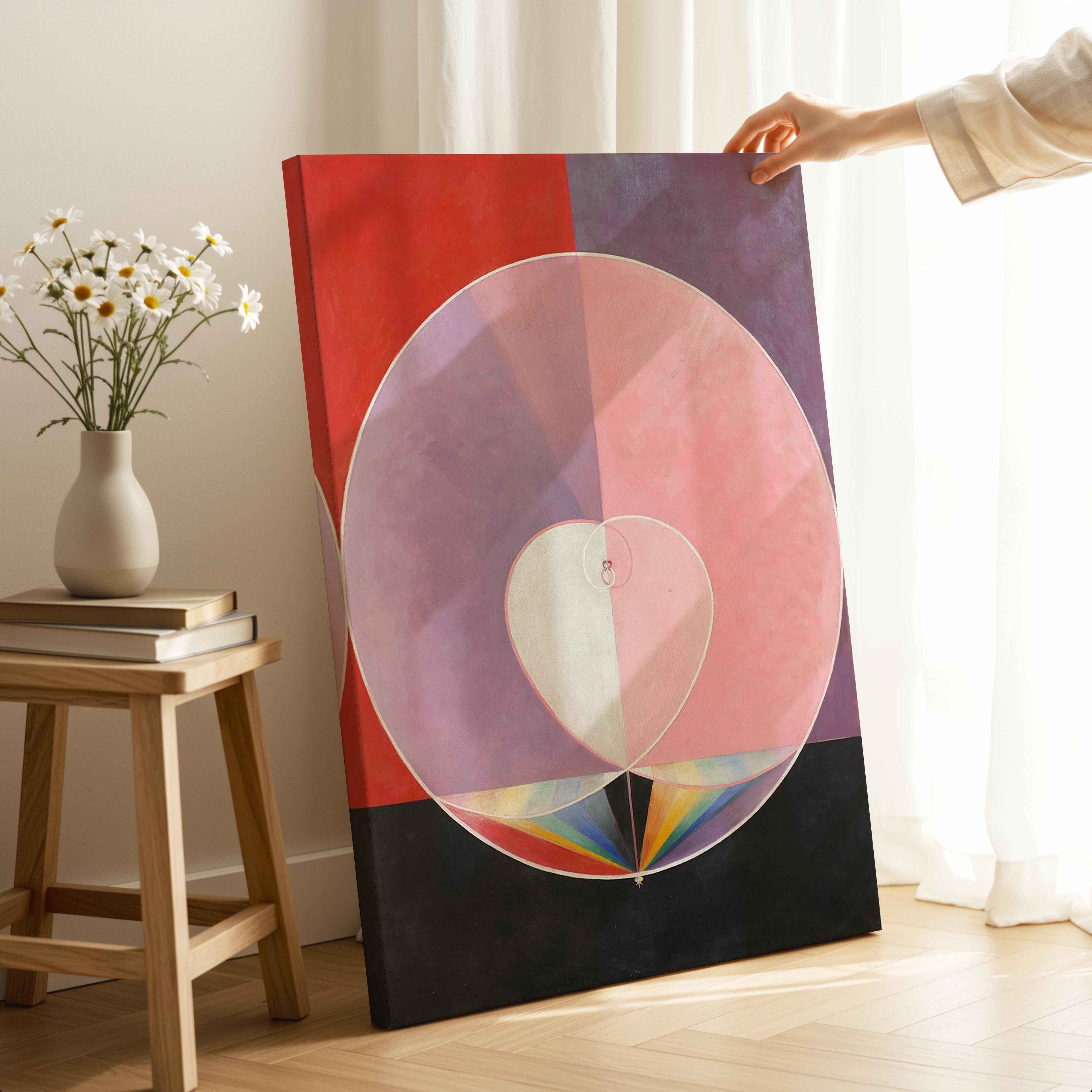 Doves No. 2 - Hilma af Klint - Framed Canvas Wall Art Print