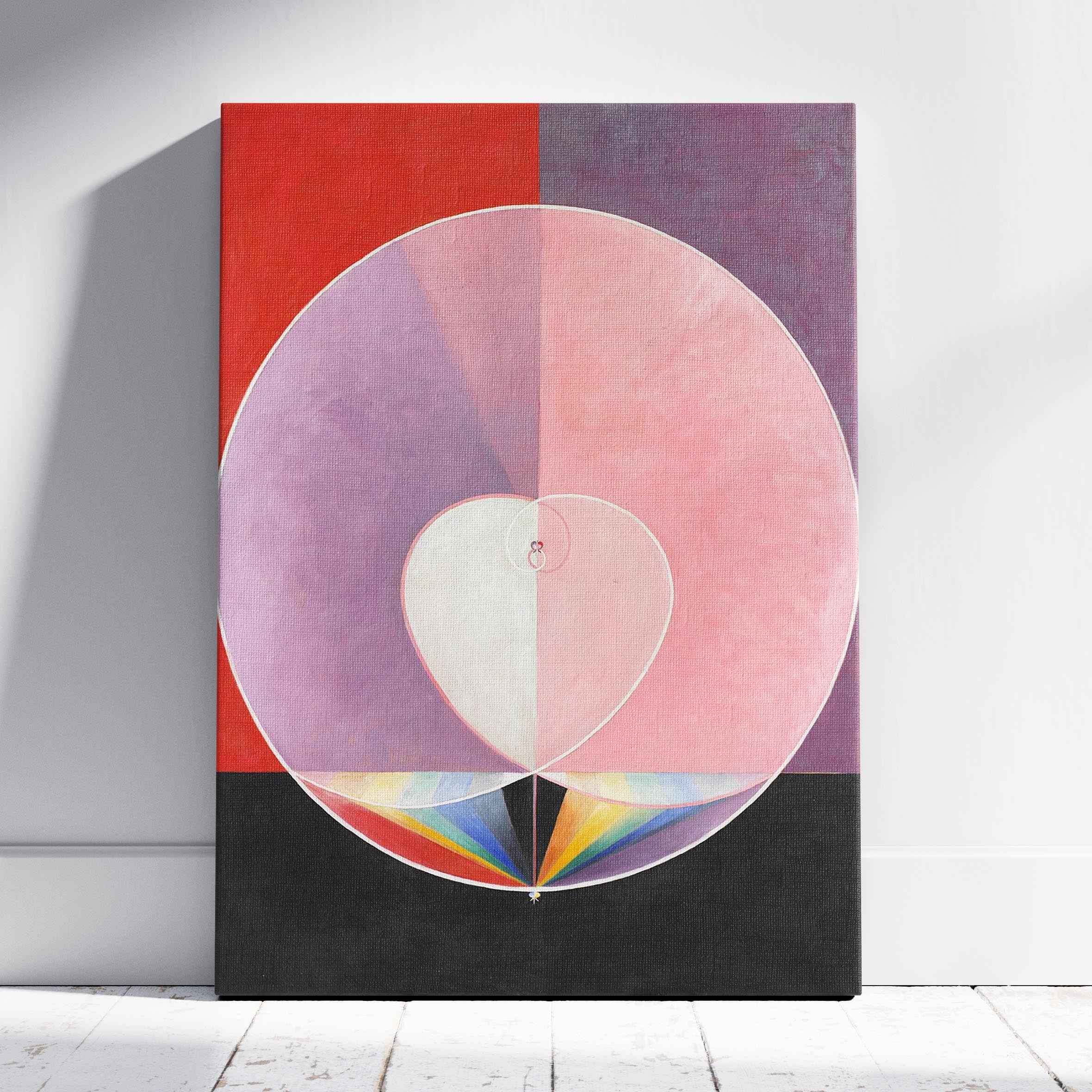 Doves No. 2 - Hilma af Klint - Framed Canvas Wall Art Print