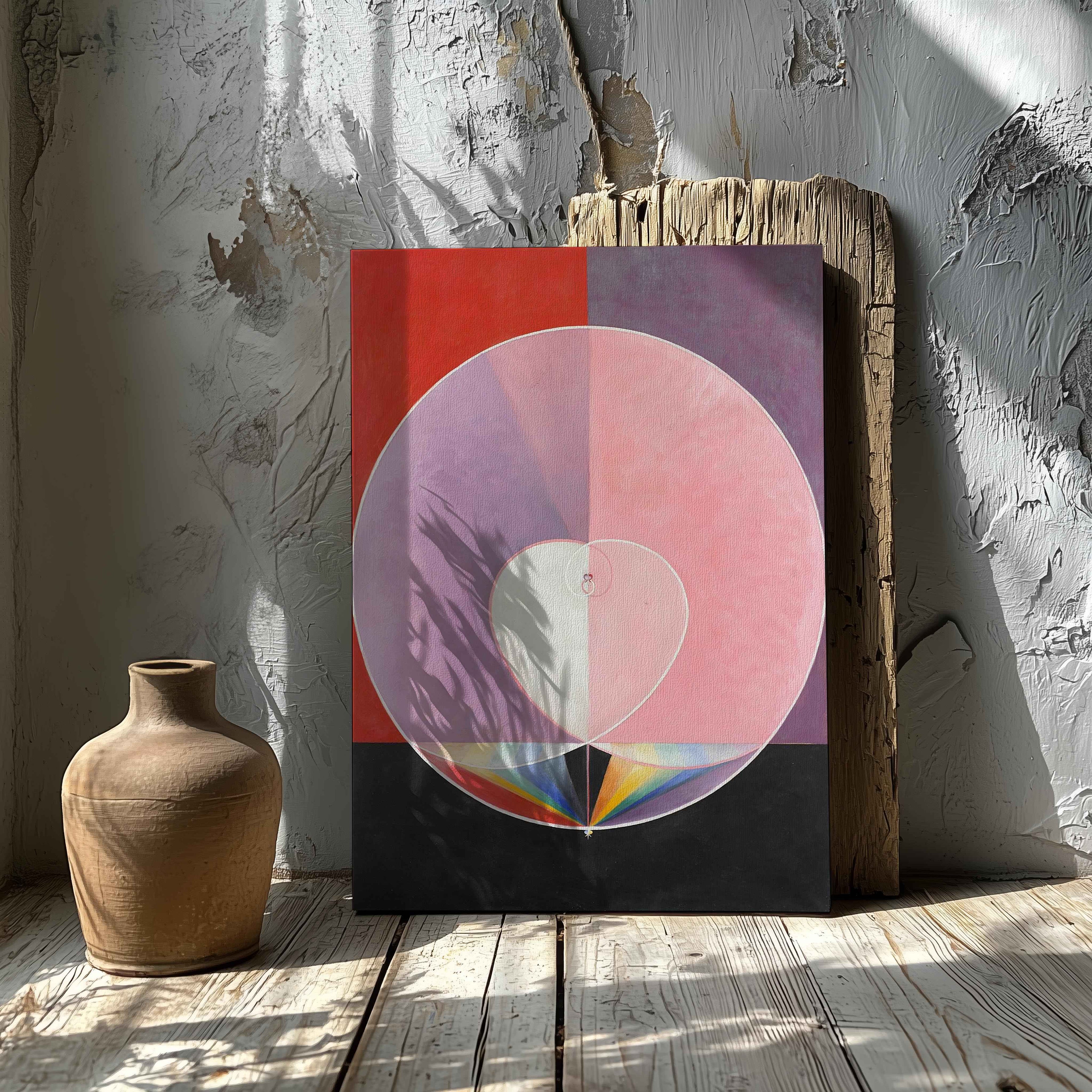 Doves No. 2 - Hilma af Klint - Framed Canvas Wall Art Print