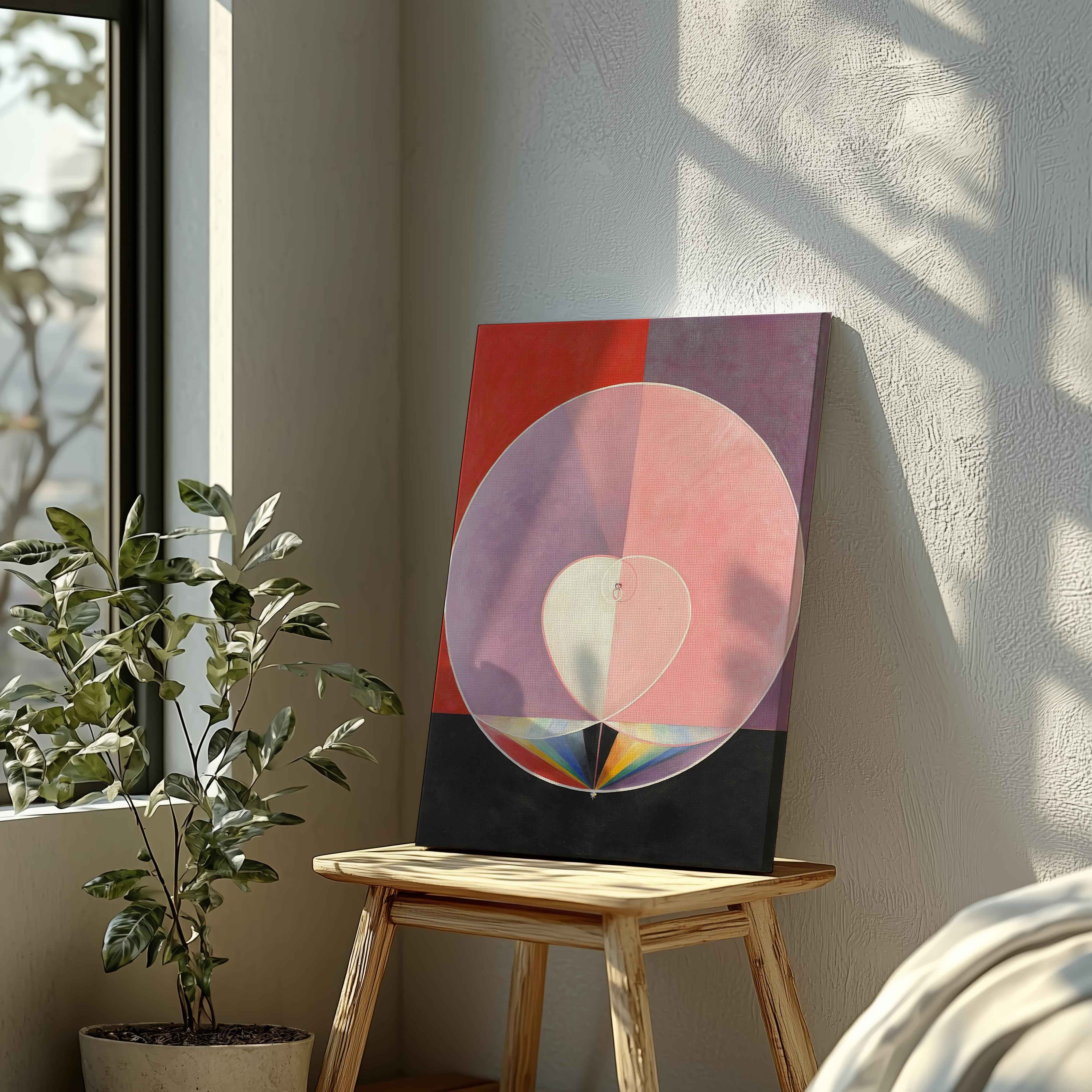 Doves No. 2 - Hilma af Klint - Framed Canvas Wall Art Print