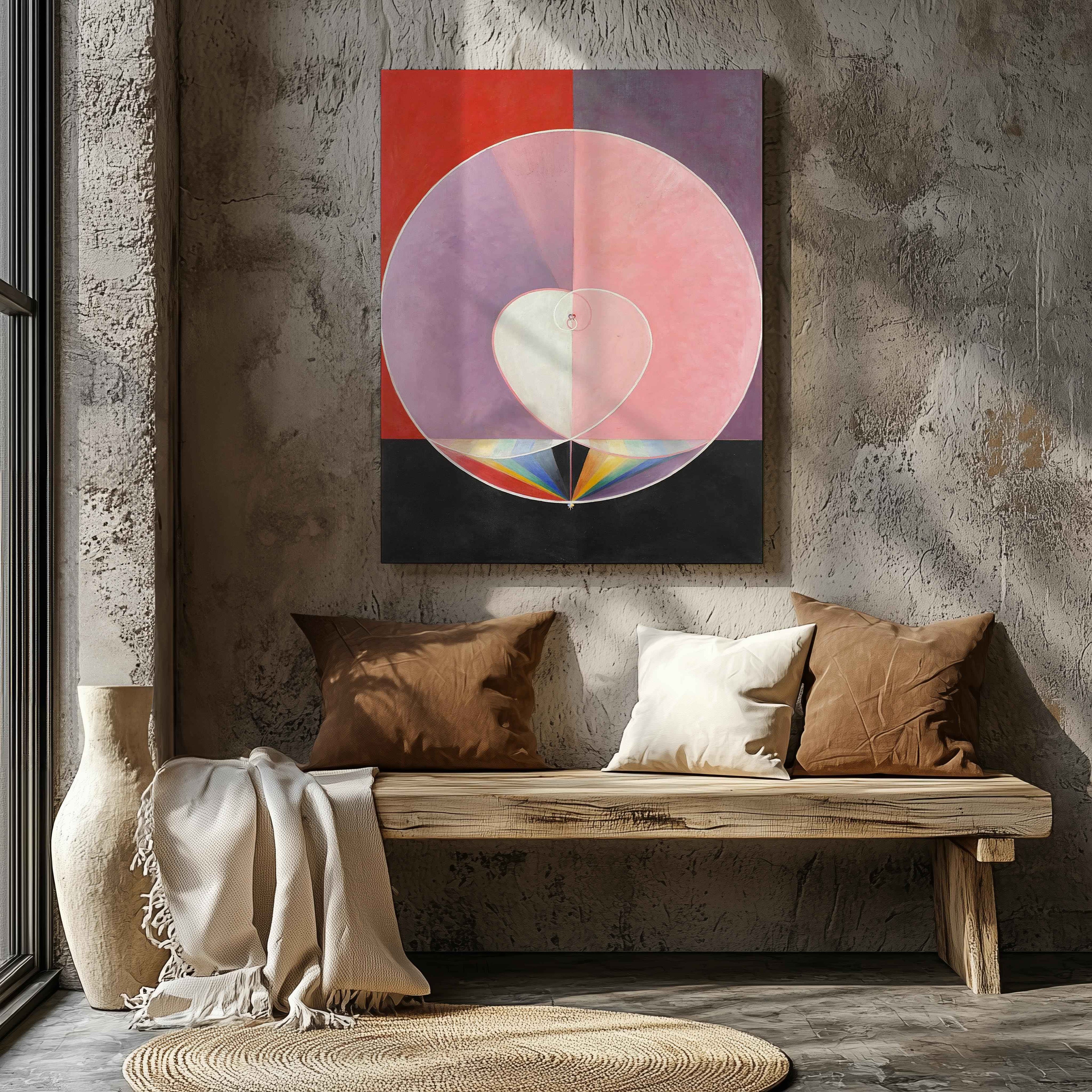 Doves No. 2 - Hilma af Klint - Framed Canvas Wall Art Print