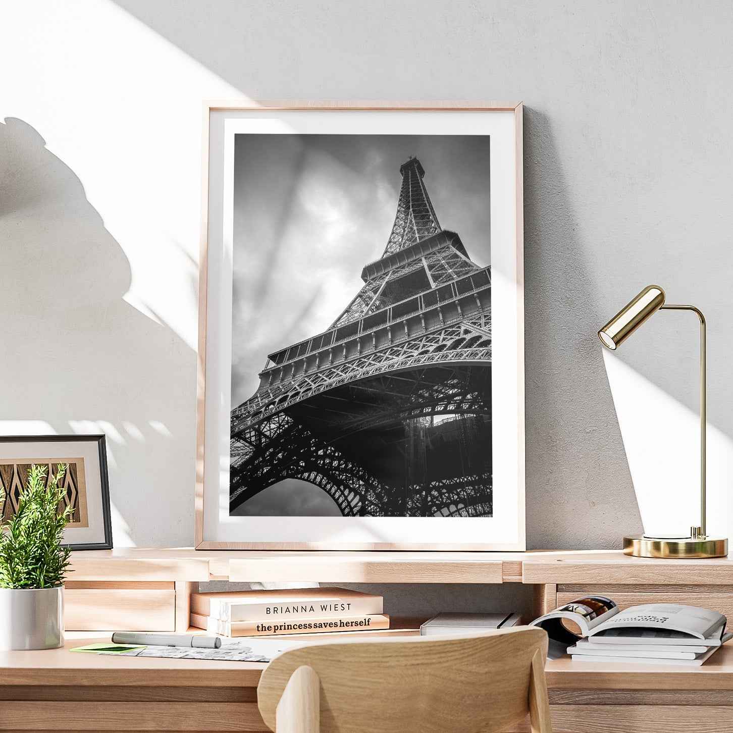 Eiffel Tower Paris France City Landmark - Rolled Poster Wall Art Print | House Prints