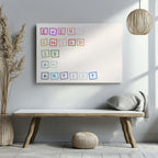 Every Child is an Artist Nursery Quote - Framed Canvas Wall Art Print | House Prints