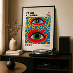 Eyes Tokyo 1993 - Yayoi Kusama - Rolled Poster Wall Art Print | House Prints