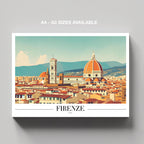 Timeless Firenze Italy World Travel - Framed Canvas Wall Art Print | House Prints