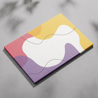 Flowing Abstract Colour Harmony - Framed Canvas Wall Art Print | House Prints